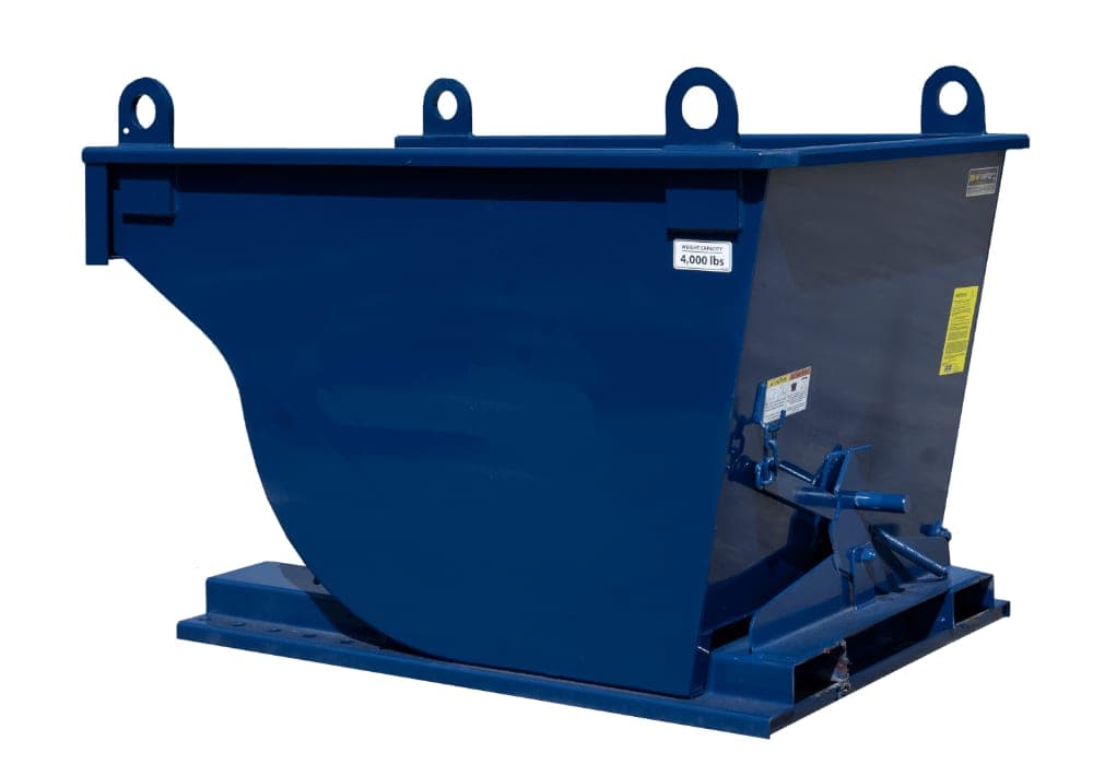Engineered Self Dumping Hopper with Lifting Lugs